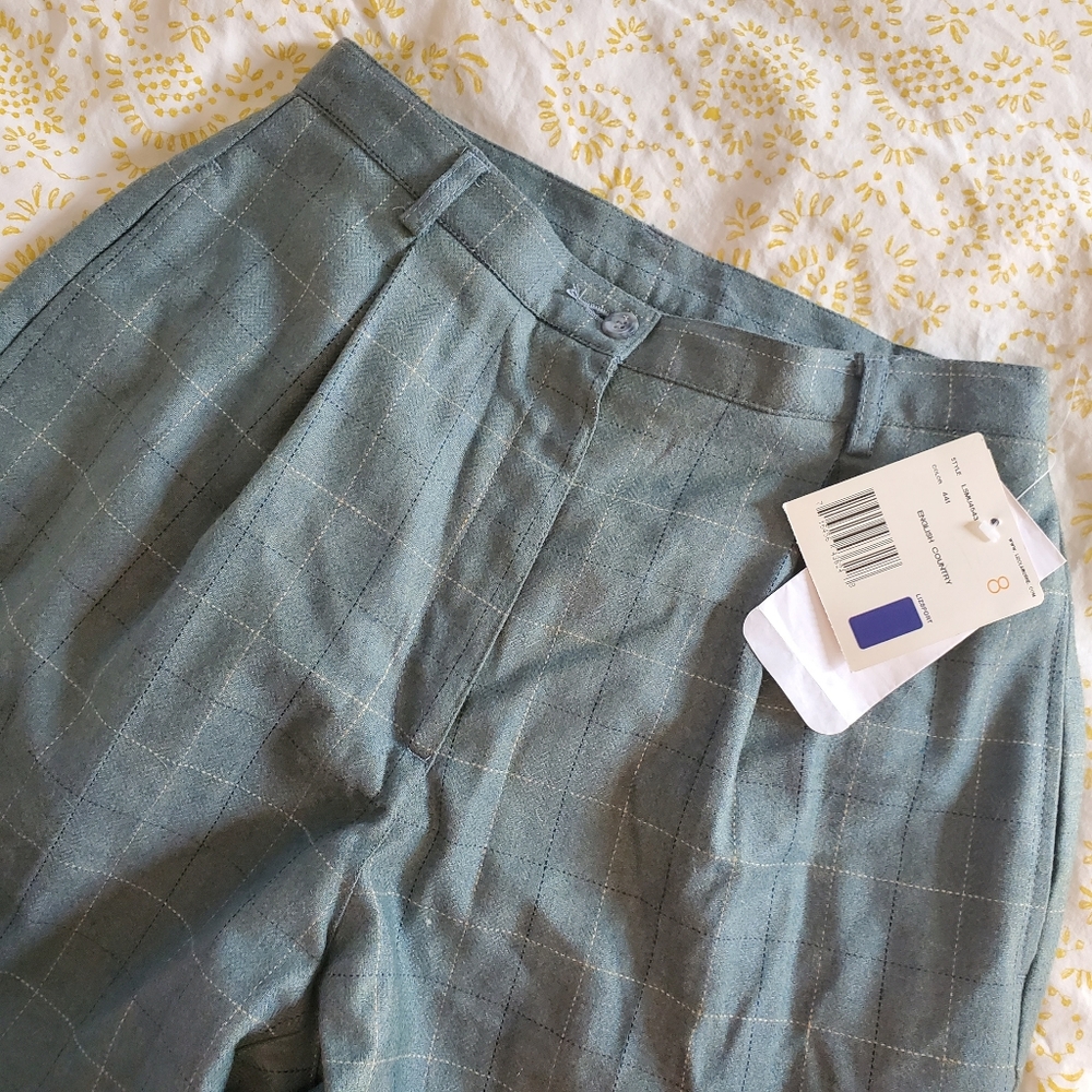 Deadstock Vintage LC Plaid Wool Trousers